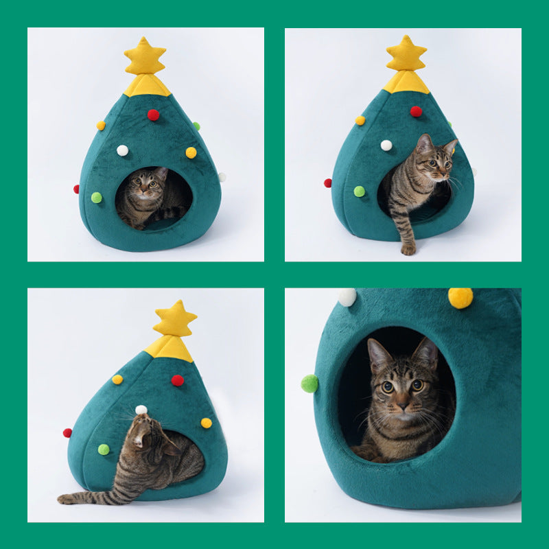 Christmas Tree Pet Bed/House - 3 Designs