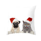 Pet Print Christmas Cushion Cover