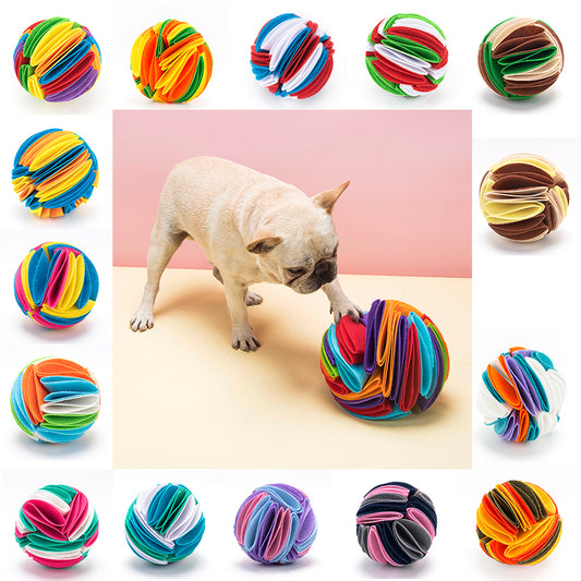 Foldable Dog Snuffle Ball Dog Training Toys Increase IQ Pet Cat Training Games Feeding Intelligence Toy - Pet Perfection