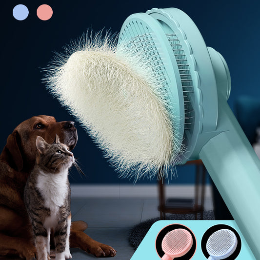 Cat Grooming Pet Hair Remover Brush Dos GHair Comb Removes Comb Short Massager Pet Goods For Cats Dog Brush Accessories Supplies - Pet Perfection