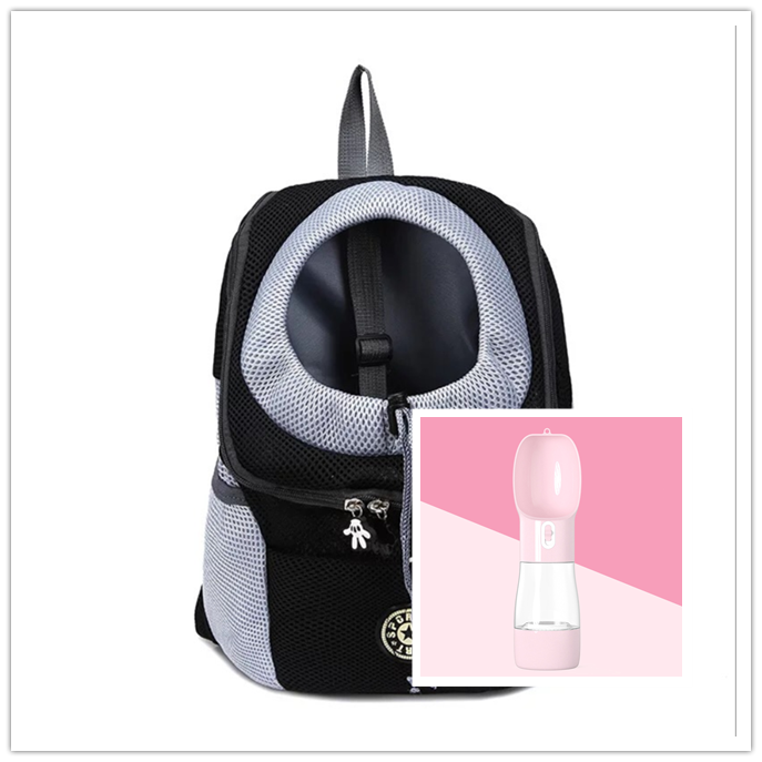 Pet Dog Carrier Carrier For Dogs Backpack Out Double Shoulder Portable Travel Outdoor Carrier Bag Mesh - Pet Perfection
