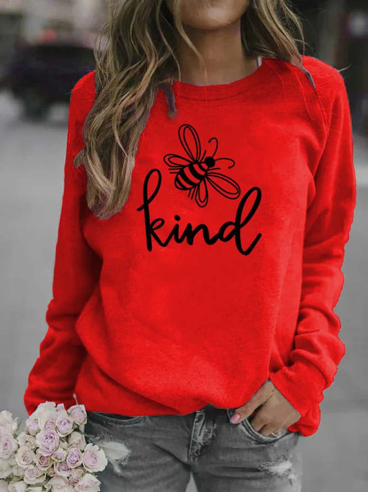 Stand-alone Women's Blank Floral Round Neck Sweater - Pet Perfection