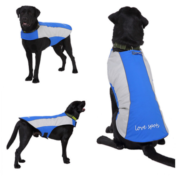 Reflective jacket/coat for pet dogs - multiple sizes and 2 colours - Pet Perfection