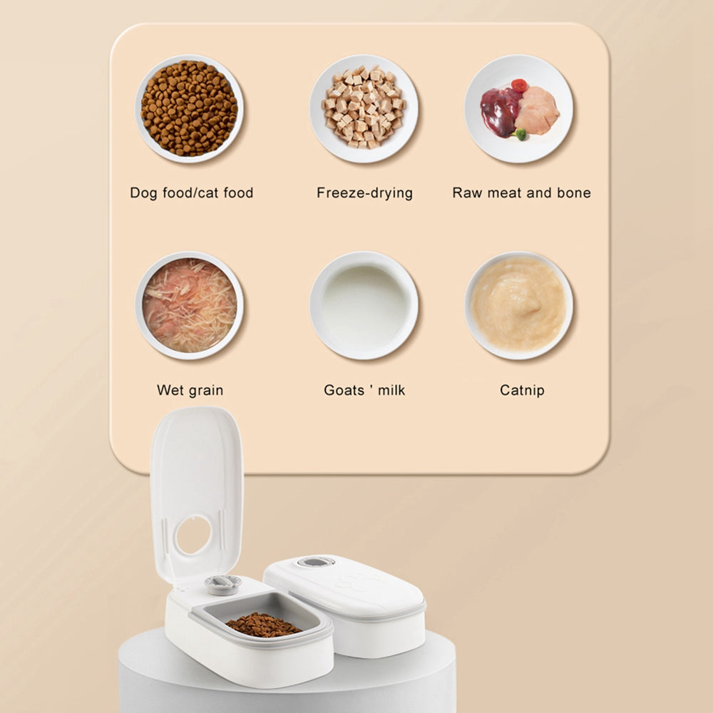 Automatic Pet Feeder Smart Food Dispenser For Cats Dogs Timer Stainless Steel Bowl Auto Dog Cat Pet Feeding Pets Supplies - Pet Perfection