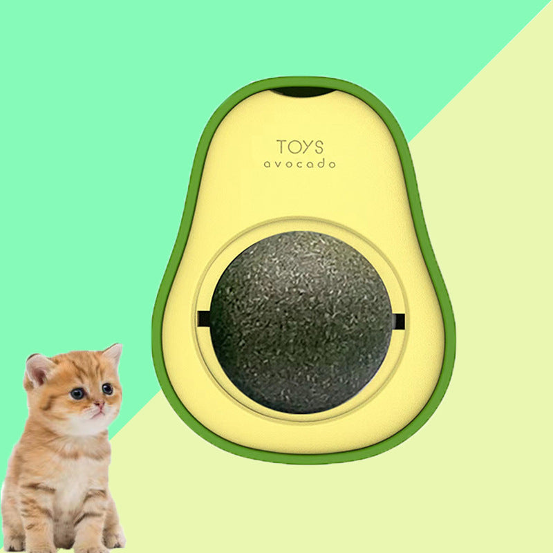 Avocado Cat Mint Multifunctional Catnip Toy 360 Rotating Self-healing Artifact Pet Supplies - Pet Perfection