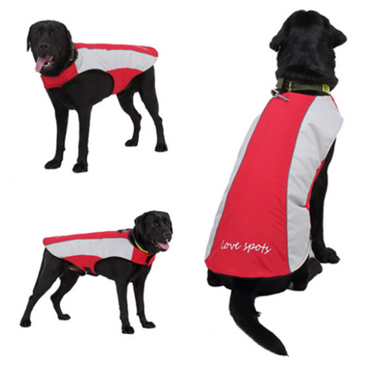 Reflective jacket/coat for pet dogs - multiple sizes and 2 colours - Pet Perfection