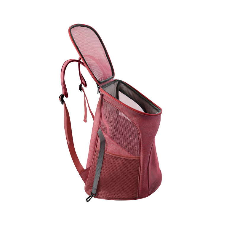 Multifunctional, Foldable Pet Backpack - Rose Red Or Blue - Pet Perfection