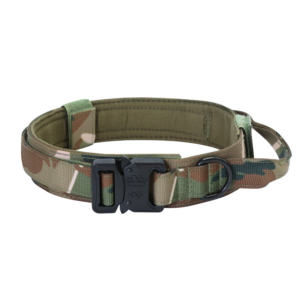 Pet Tactical Dog Collar And Leash Set, Adjustable Military Nylon Dog Collar - Pet Perfection