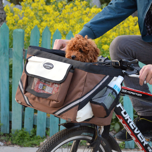 Dog Handlebar Front Basket