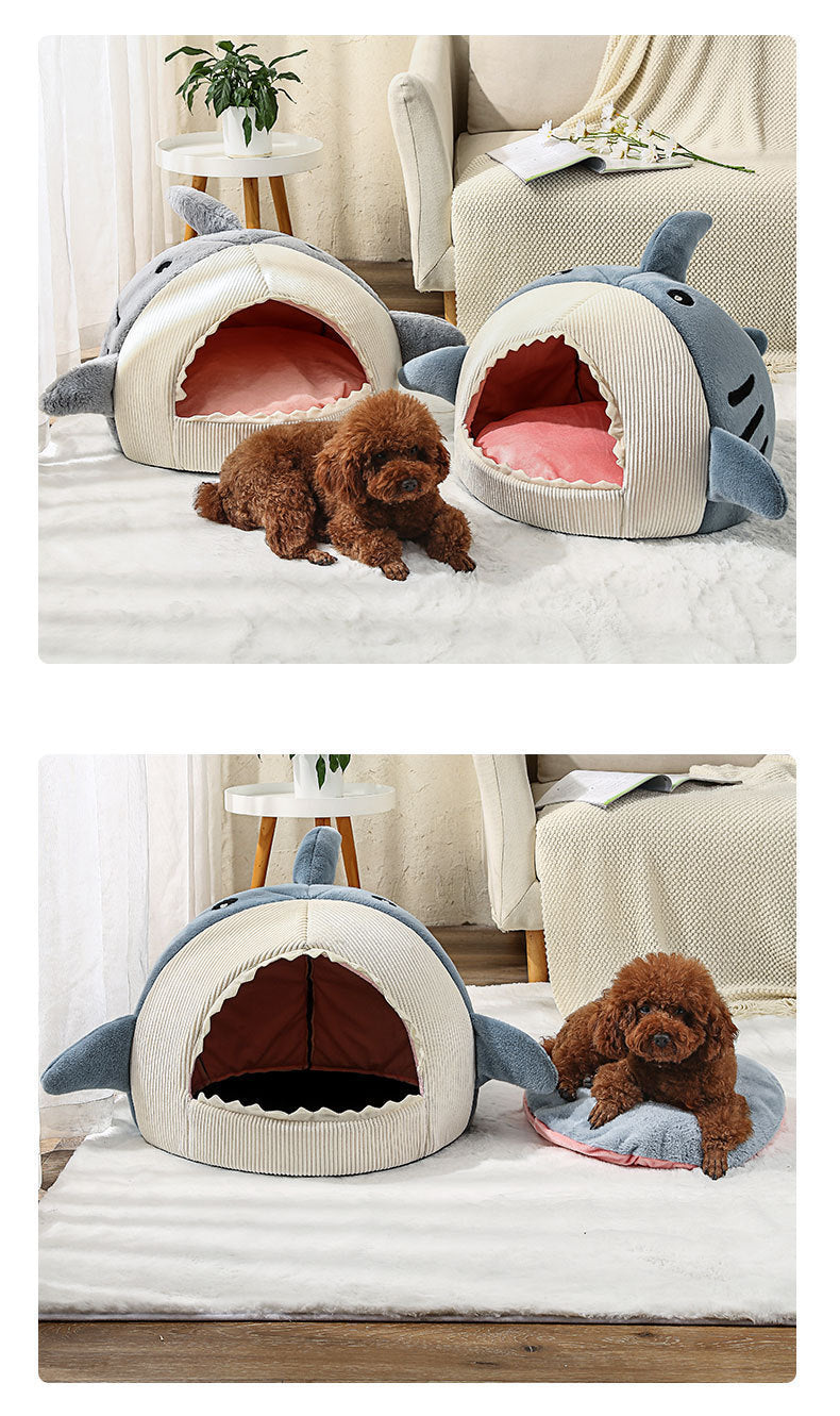 Luxury Shark Cat or Dog Bed - 3 Sizes