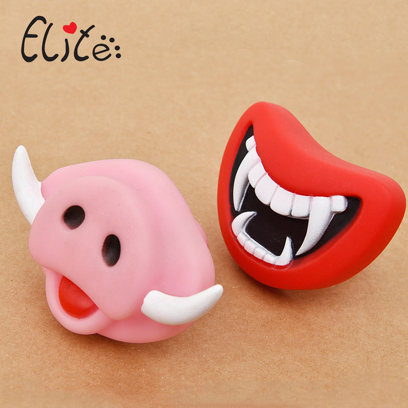 Dog Enamel Sounding Pacifier Toy