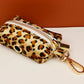 Customisable Leopard Print Dog Collar, Leash, Harness, & Poo Bag Holder sets