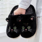 Fluffy Cat Slippers