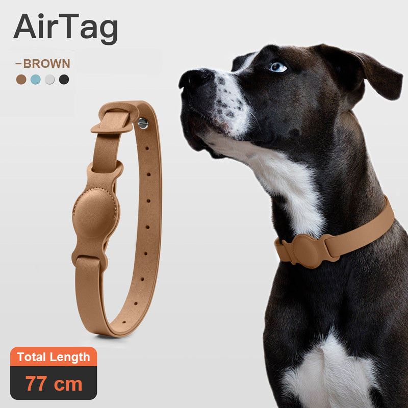 Anti-loss AirTag Holding Pet Collar - Various Colous