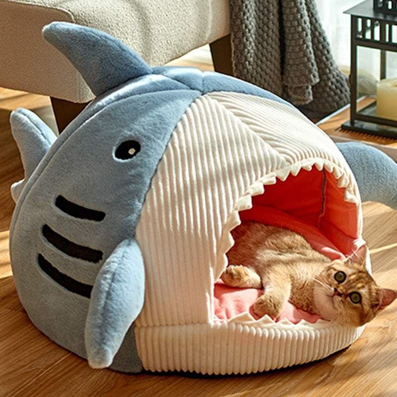 Luxury Shark Cat or Dog Bed - 3 Sizes