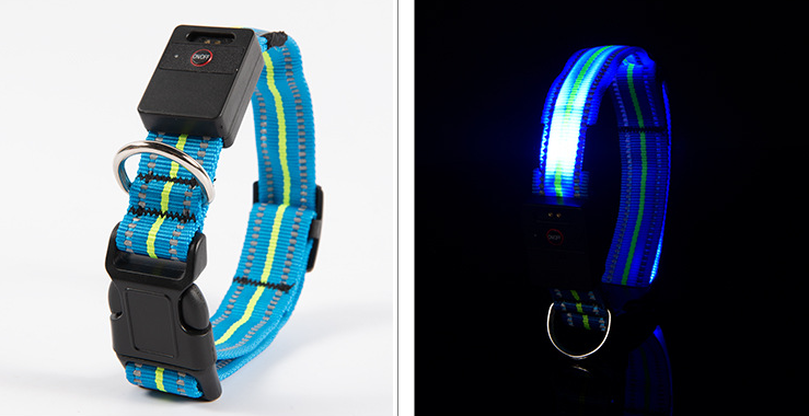 Fiber Optic Waterproof Magnetic Charging Pet Collar - Pet Perfection