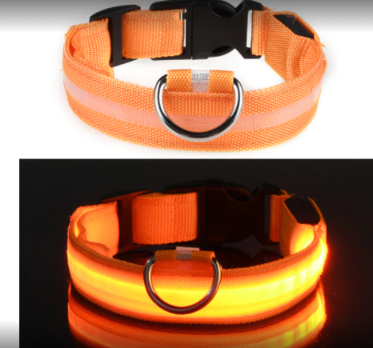 Fiber Optic Waterproof Magnetic Charging Pet Collar - Pet Perfection